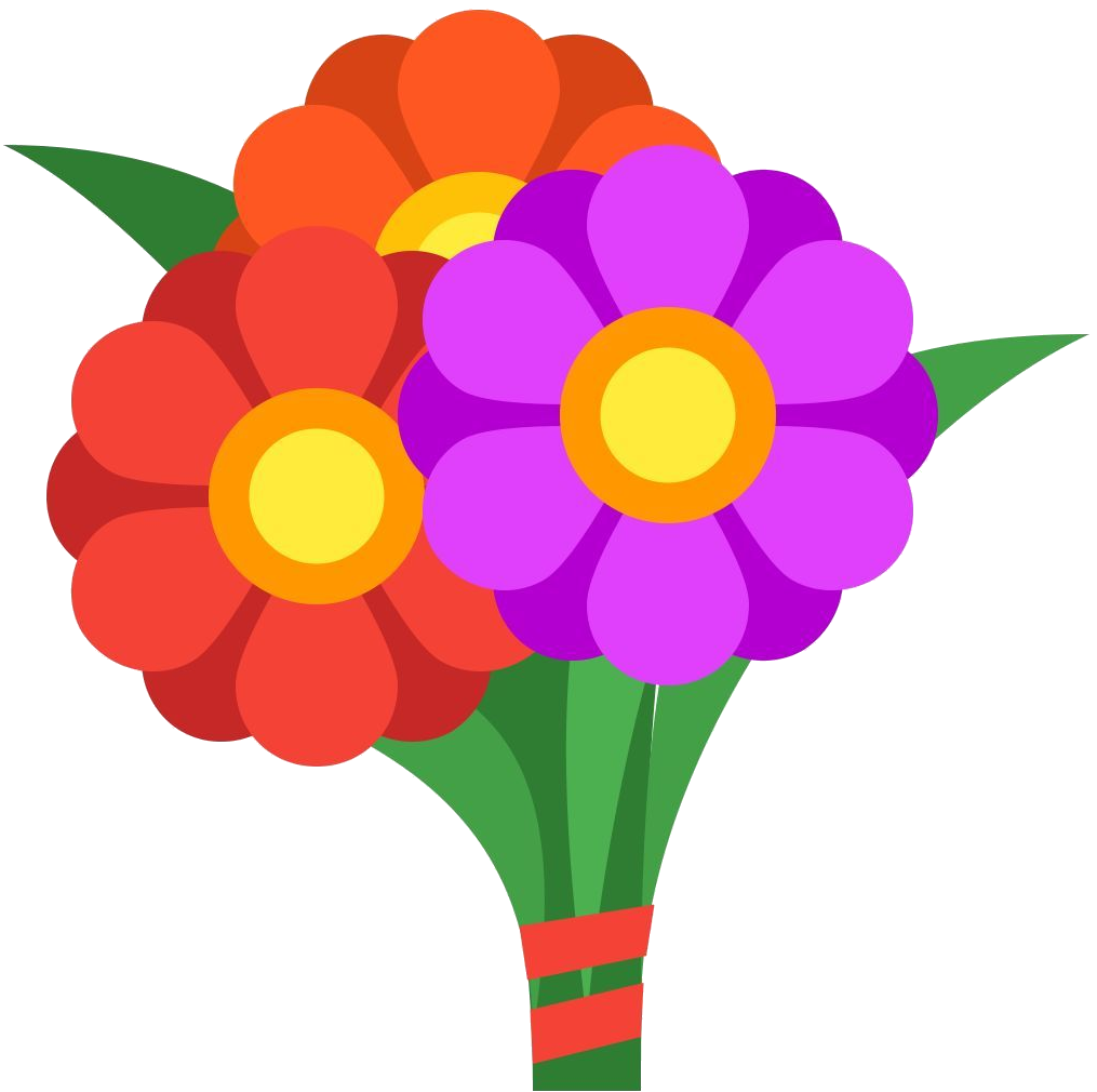 頁面裝飾用花束圖案