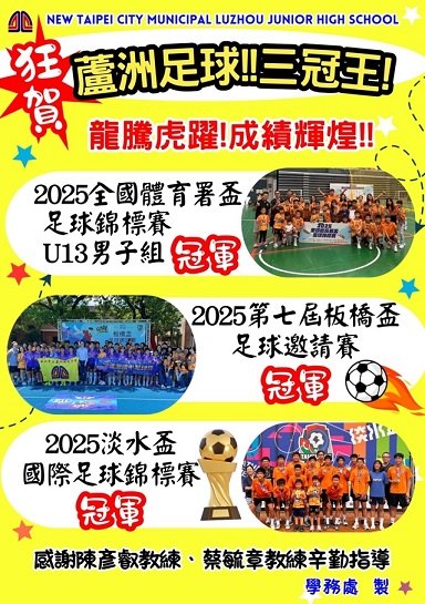 蘆洲足球三冠王